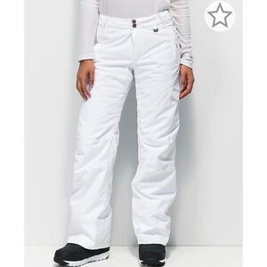 Rojo Adventure Awaits White 15K Snowboard Pants